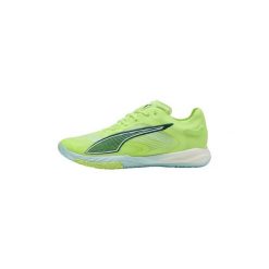 Buty halowe Puma Accelerate Nitro SQD 4. Żółte buty sportowe męskie Puma, bez zapięcia, do piłki ręcznej. W wyprzedaży za 491.50 zł.