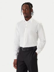 HUGO Koszula Valerio 50554768 Biały Modern Fit. Białe koszule męskie Hugo, m, bez wzorów, z bawełny, biznesowe, bez kołnierzyka, bez ramiączek. Za 549.99 zł.