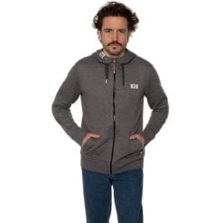 Bluza z kapturem i zamkiem błyskawicznym Protest Nxgoxfordy. Szare bluzy męskie Protest, l, bez wzorów, z dzianiny, z kapturem. Za 249.99 zł.