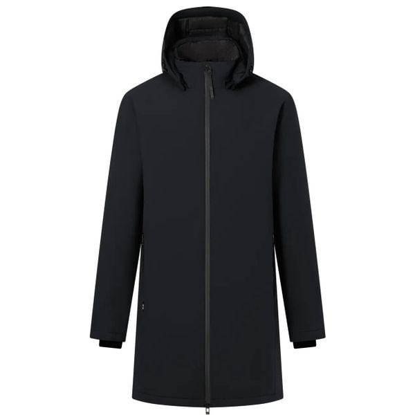 Męska wodoodporna kurtka izolowana Merzen. Niebieskie kurtki męskie Regatta, l, bez wzorów, z materiału, eleganckie, z kapturem. Za 589.99 zł.