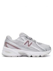New Balance Sneakersy G7406DG Szary. Szare buty sportowe dziewczęce New Balance, bez wzorów, z materiału, bez zapięcia. Za 449.99 zł.