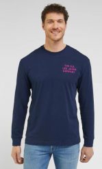 LEE RELAXED LONGSLEEVE TEE MĘSKA KOSZULKA Z DŁUGIM RĘKAWEM EMPEROR 112341754 LL94015537. Bluzki z długim rękawem męskie Lee, m, bez wzorów, bez kołnierzyka. Za 129.99 zł.