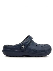 Crocs Klapki Classic Lined Clog 203591 Granatowy. Niebieskie klapki męskie Crocs, z tworzywa sztucznego. Za 189.99 zł.