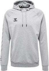 Bawełniana bluza z kapturem Hummel Move Grid. Szare bluzy męskie Hummel, xl, bez wzorów, z bawełny, z kapturem, na fitness i siłownię. Za 192.25 zł.
