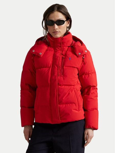 Polo Ralph Lauren Kurtka puchowa 211971190002 Czerwony Relaxed Fit. Czerwone kurtki damskie Polo Ralph Lauren, xs, bez wzorów, z puchu, bez kaptura. Za 2,109.00 zł.