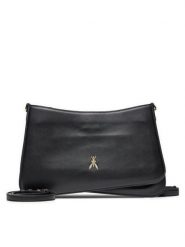 Patrizia Pepe Torebka 2B0102/L132-K103 Czarny. Czarne listonoszki damskie Patrizia Pepe, bez wzorów, ze skóry, bez dodatków. Za 1,419.00 zł.