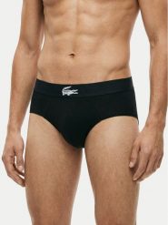 Lacoste Komplet slipów 8H7761 Czarny. Czarne slipki męskie Lacoste, l, bez wzorów, z bawełny. Za 209.99 zł.