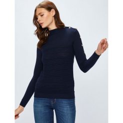 Guess Jeans - Sweter Cecilia. Szare swetry damskie Guess Jeans, z dzianiny. W wyprzedaży za 299.90 zł.