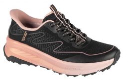 Buty sportowe Sneakersy damskie, Slip-Ins: Switch Back - Mist. Czarne obuwie sportowe damskie Skechers, bez wzorów, z materiału, trekkingowe. Za 379.99 zł.