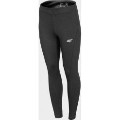 Legginsy treningowe damskie. Legginsy damskie 4f, bez wzorów, z dzianiny, na fitness i siłownię. Za 119.99 zł.