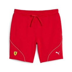 Spodenki męskie Puma FERRARI RACE czerwone r L. Czerwone krótkie spodenki sportowe męskie Puma, l, bez wzorów, z bawełny. Za 194.84 zł.