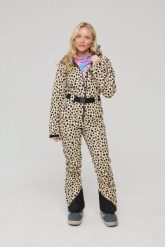 Elegancki kombinezon narciarski - Cheetah. Czarne spodnie snowboardowe damskie OOSC, na zimę, l, z aplikacjami, z polaru, eleganckie, narciarskie. Za 2,445.99 zł.
