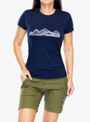 Koszulka merino damska Sensor Merino Active PT Tee SS. Niebieskie t-shirty damskie Sensor, m, bez wzorów, z materiału, bez kołnierzyka. Za 318.99 zł.