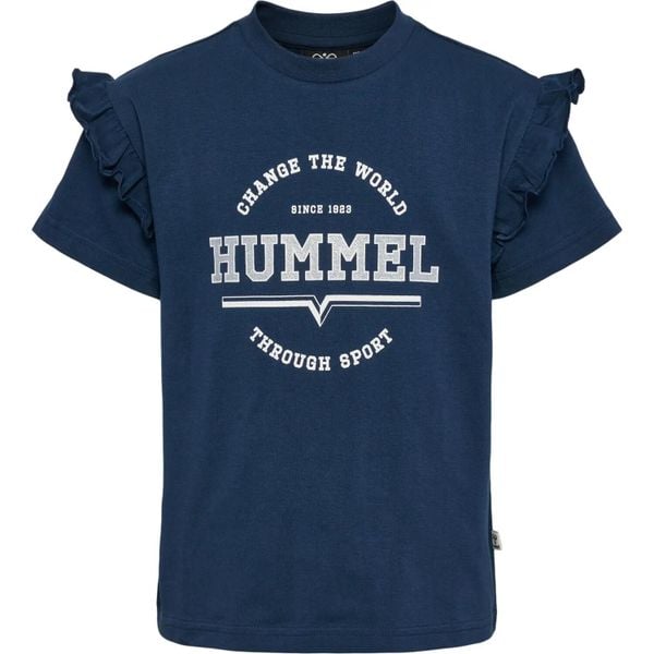 T-shirt dla dziewczynki Hummel hmlVIOLET. Białe t-shirty i topy dla dziewczynek Hummel, bez wzorów, z bawełny, bez ramiączek. Za 131.00 zł.