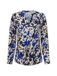 Emily van den Bergh Bluzka Kobiety wiskoza niebieski, 40. Niebieskie bluzki damskie Emily van den Bergh, bez wzorów, z wiskozy, eleganckie, bez kołnierzyka, bez ramiączek. Za 499.95 zł.