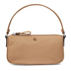 Torebka LAUREN RALPH LAUREN. Brązowe torebki do ręki damskie Lauren Ralph Lauren, bez wzorów, klasyczne, bez dodatków. Za 359.99 zł.