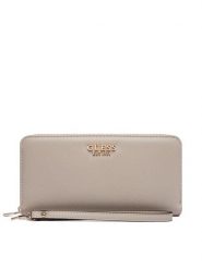 Guess Portfel Amorette Slg SWBG78 98146 Brązowy. Brązowe portfele damskie Guess, z aplikacjami, ze skóry. Za 294.99 zł.