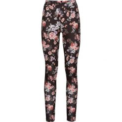 Legginsy w kwiaty bonprix czarny w kwiaty. Czarne legginsy damskie bonprix, w kwiaty. Za 69.99 zł.
