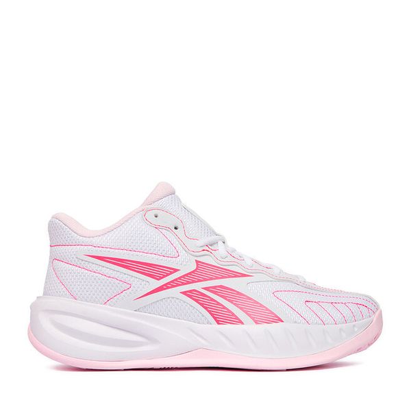 Buty do koszykówki Reebok. Białe obuwie sportowe damskie Reebok, bez wzorów, do koszykówki. Za 179.99 zł.