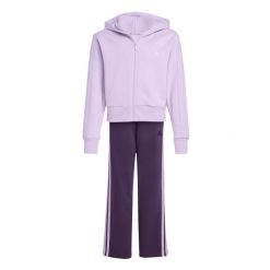 Dziewczęca bluza dresowa adidas Essentials. Fioletowe bluzy dla dziewczynek Adidas, bez wzorów, z dresówki, bez ramiączek, bez kaptura. W wyprzedaży za 257.50 zł.