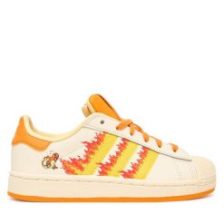 Sneakersy adidas. Brązowe trampki i tenisówki chłopięce Adidas, bez wzorów, bez zapięcia. Za 329.99 zł.