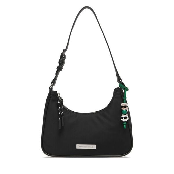 Torebka KARL LAGERFELD. Czarne torebki do ręki damskie KARL LAGERFELD, bez wzorów, klasyczne, bez dodatków. Za 422.99 zł.