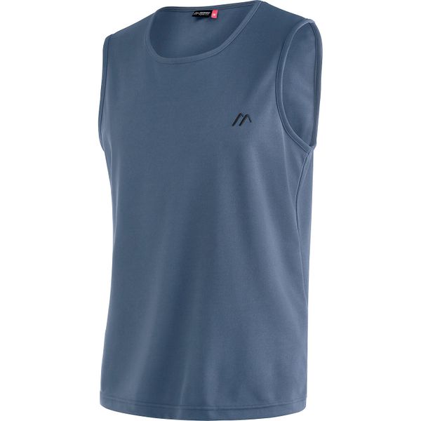 Tank top Maier Sports Peter. Białe t-shirty męskie Maier Sports, l, bez wzorów, z materiału, klasyczne, bez kołnierzyka. Za 184.50 zł.