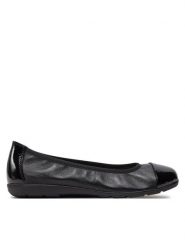 Caprice Baleriny 9-22152-42 Czarny. Czarne baleriny damskie Caprice, bez wzorów, ze skóry, bez obcasa. Za 154.99 zł.