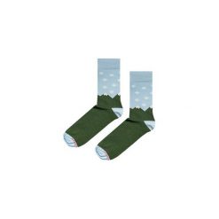 Skarpetki Xmas Mountains. Niebieskie skarpety męskie marki Soxstory, z napisami. Za 20.00 zł.