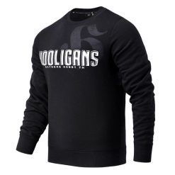 Bluza męska EXTREME HOBBY HOOLIGANS. Czarne bluzy męskie EXTREME HOBBY, m, bez wzorów, z bawełny, bez kaptura. Za 239.00 zł.