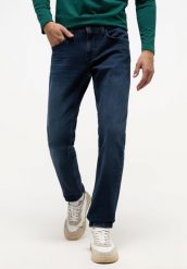 MUSTANG Oregon Slim Męskie Spodnie Jeansowe Denim Blue 1014593 5000 882. Niebieskie spodnie materiałowe męskie Mustang, l, bez wzorów, z denimu. Za 239.99 zł.