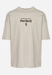 Szara Bawełniana Koszulka T-shirt z Krótkim Rękawem Ozdobiony Nadrukami Citara. Szare t-shirty męskie Born2be, l, bez wzorów, z bawełny, klasyczne, bez kołnierzyka. Za 54.99 zł.