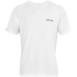 T-shirt odblaskowy Preston. Białe t-shirty męskie PRESTON INNOVATIONS, m, bez wzorów, z materiału, bez kołnierzyka. Za 156.00 zł.