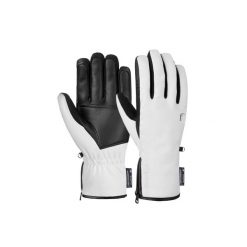 Rękawice narciarskie Reusch Tiffany R-TEX XT. Białe rękawiczki damskie Reusch, bez wzorów, sportowe. Za 426.00 zł.