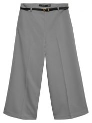 Vero Moda Kuloty Elma 10339926 Szary Wide Leg. Szare spodnie materiałowe damskie Vero Moda, m, bez wzorów, z syntetyku. Za 179.99 zł.