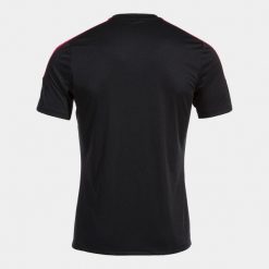 Koszulka Joma Olimpiada. Czarne koszulki sportowe męskie Joma, l, bez wzorów, z materiału, bez kołnierzyka, bez ramiączek. Za 156.00 zł.