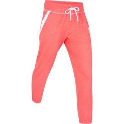 Spodnie sportowe, dł. 7/8, Level 1 bonprix jasnoróżowy melanż. Czerwone spodnie sportowe damskie bonprix, bez wzorów, na fitness i siłownię. Za 49.99 zł.