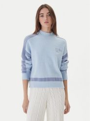 Guess Golf W5BR78 Z4242 Niebieski Relaxed Fit. Niebieskie swetry damskie Guess, xs, z aplikacjami, z syntetyku, bez kołnierzyka, bez ramiączek, bez kaptura. Za 439.99 zł.