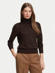 Luisa Spagnoli Golf Manos F 100524 Brązowy ciemny Regular Fit. Brązowe swetry damskie Luisa Spagnoli, xl, bez wzorów, bez kołnierzyka, bez ramiączek, bez kaptura. Za 879.99 zł.