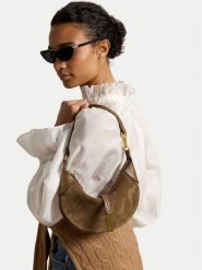 Polo Ralph Lauren Torebka 428922880019 Khaki. Brązowe torebki do ręki damskie Polo Ralph Lauren, bez wzorów, ze skóry, bez dodatków. Za 2,199.00 zł.