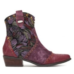 Botki Laura Vita. Botki damskie Laura Vita, bez obcasa, na słupku, bez zapięcia. Za 459.99 zł.