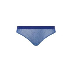 Figi damskie Pepe Jeans Lurex Thong. Niebieskie figi damskie Pepe Jeans, m, bez wzorów, z jeansu. Za 93.25 zł.
