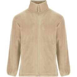 Męska Bluza Polarowa Artic Z Pełnym Zamkiem Błyskawicznym. Brązowe kurtki męskie ROLY, na zimę, m, bez wzorów, z polaru, sportowe, bez kaptura. Za 93.99 zł.