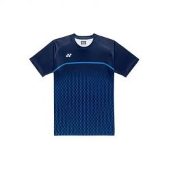 Koszulka do tenisa męska Yonex CT168616472. Niebieskie koszulki sportowe męskie YONEX, l, bez wzorów, z poliesteru, bez kołnierzyka, bez ramiączek, tenisowe. Za 153.99 zł.