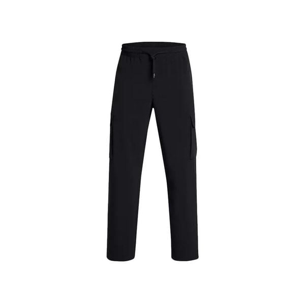 Spodnie cargo Under Armour Vibe Woven. Czarne spodnie sportowe męskie Under Armour, xs, bez wzorów, z materiału, na fitness i siłownię. Za 398.35 zł.