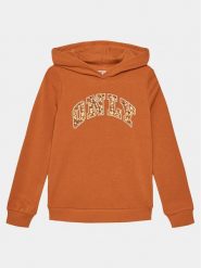 Kids ONLY Bluza Jana 15319464 Pomarańczowy Regular Fit. Brązowe bluzy dla dziewczynek Kids Only, bez wzorów, z syntetyku, bez ramiączek, bez kaptura. Za 99.99 zł.