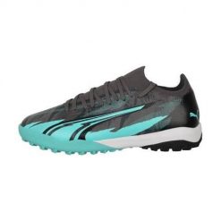 Buty piłkarskie męskie Puma Ultra Match Rush Tt. Niebieskie buty sportowe męskie Puma, z gumy, bez zapięcia, do piłki nożnej. Za 339.99 zł.