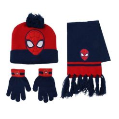 Czapki, szaliki i rękawiczki SPIDERMAN Niebieski. Niebieskie rękawiczki dziecięce Spiderman, bez wzorów. Za 96.00 zł.