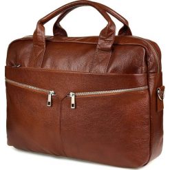 Torba Beltimore Beltimore torba męska skórzana Duża brązowa laptop J14. Brązowe torby na laptopa męskie Beltimore, bez wzorów. Za 461.99 zł.