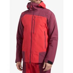 Kurtka z membraną La Sportiva Alpine Guide GTX Perfomance Jacket. Czerwone kurtki męskie La Sportiva, bez wzorów, trekkingowe. Za 2,076.89 zł.